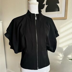 Louis Vuitton black blouse size 44 NWOT